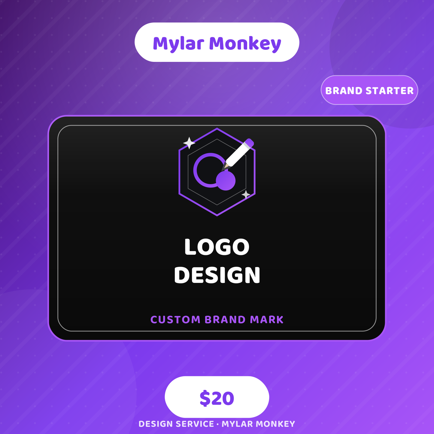 Logo Design - Mylar Monkey design service